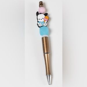Pochacco Custom Made Silicone Beaded Pen